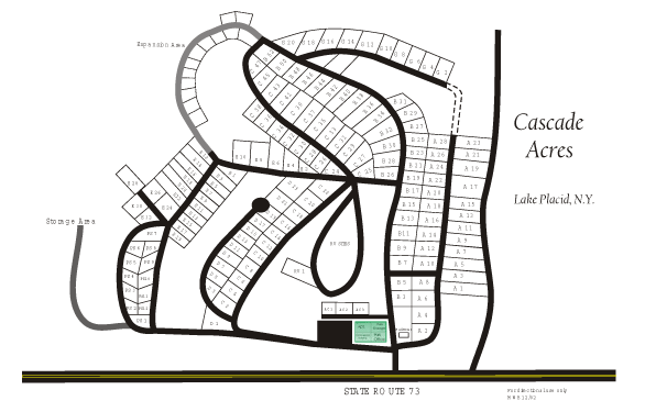 Cascade Acres Park Layout